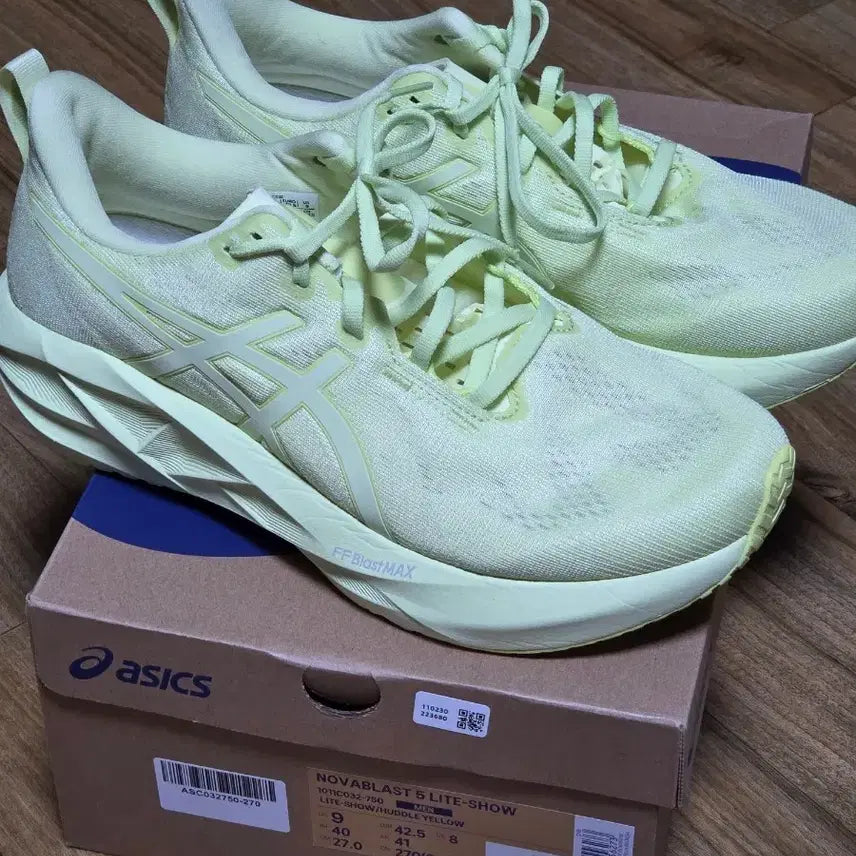 [BUNJANG] Asics Nova Blast 5 Lite Show Running Shoes / 아식스 노바블라스트 5 라이트 쇼 허들 옐로우