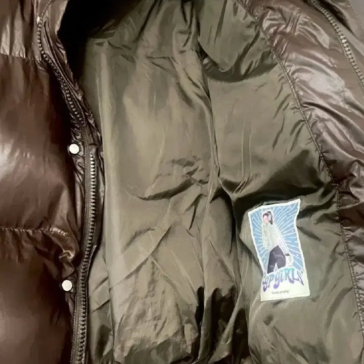 [BUNJANG] Code:Graphy Glossy Short Padded Jacket / 코드그라피 글로시 숏패딩S