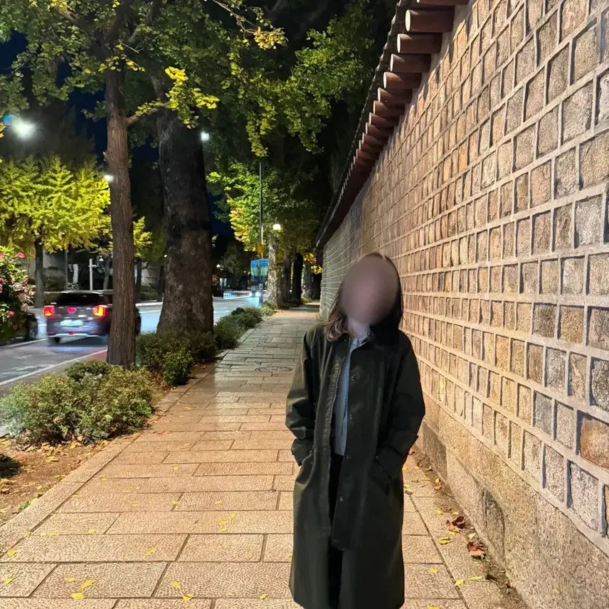 [BUNJANG] Polo Ralph Lauren Olive Long Coat / 폴로 랄프로렌 올리브 롱 코트