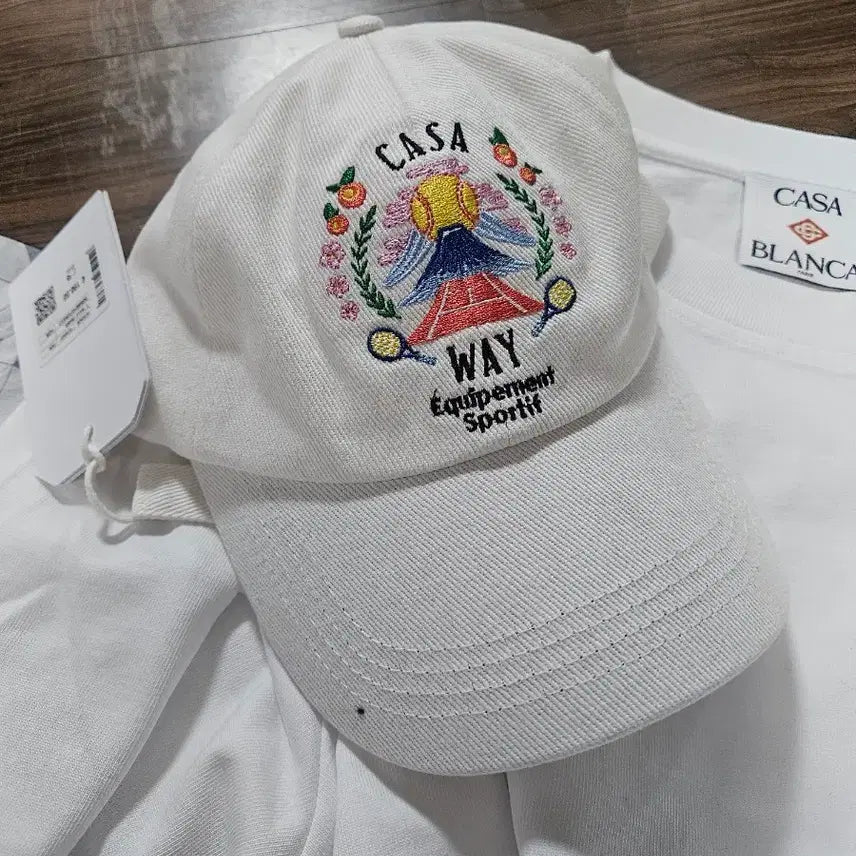 [SOLD OUT] 새상품 카사블랑카 CASA WAY 볼캡 화이트