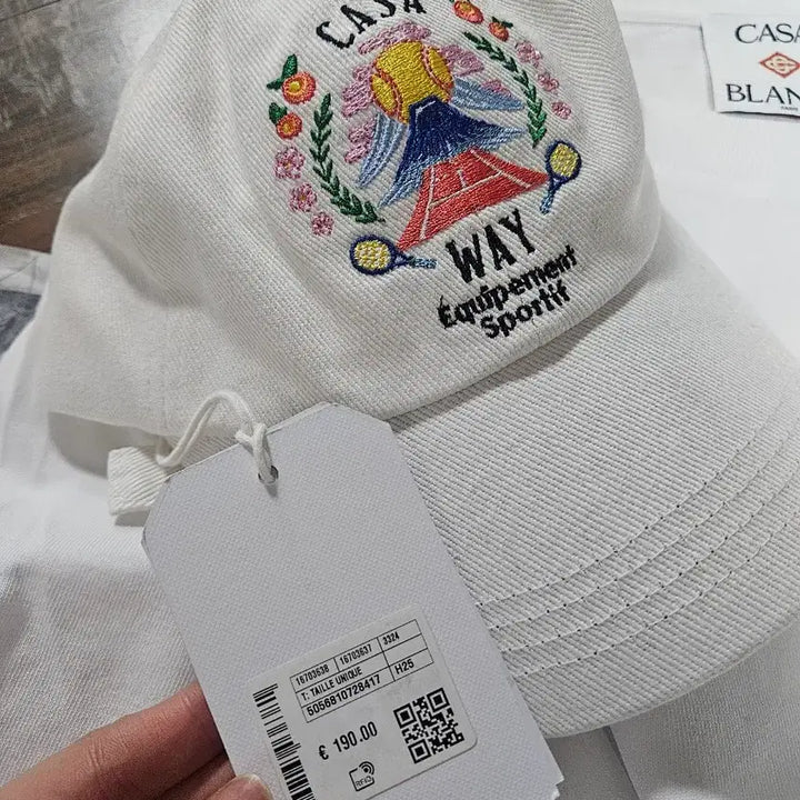 [SOLD OUT] 새상품 카사블랑카 CASA WAY 볼캡 화이트