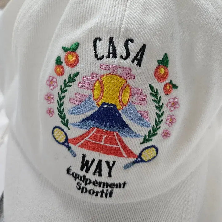 [SOLD OUT] 새상품 카사블랑카 CASA WAY 볼캡 화이트