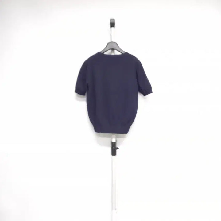 [BUNJANG] The Izzat Spring/Autumn Knit Short Cardigan Navy Size 55 / 새 더 아이잗 춘추 니트 숏 가디건 55