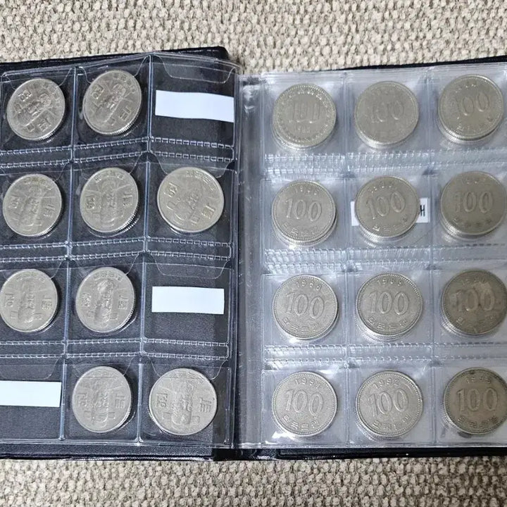 [BUNJANG] Collection Album (1970-2019) 100 Won Coins / 100원 수집앨범 (1970년~2019년) 70년 81년만 추가구매