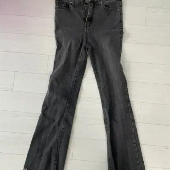 [BUNJANG] Black Bootcut Denim Pants / 흑청부츠컷팬츠