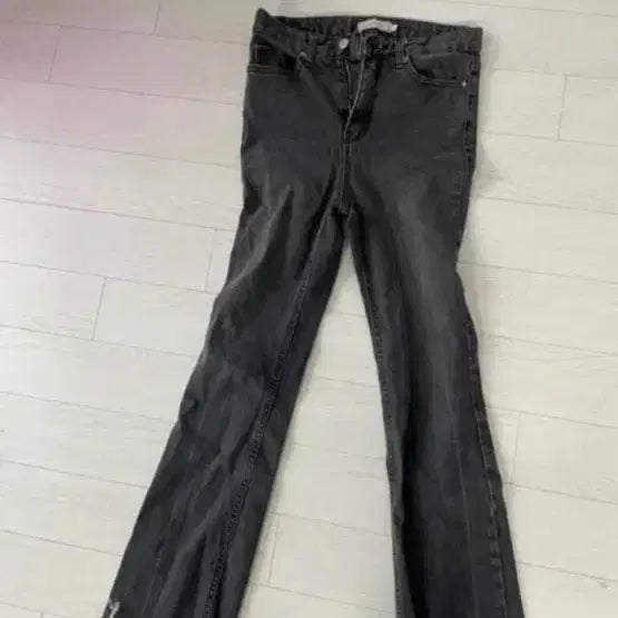 [BUNJANG] Black Bootcut Denim Pants / 흑청부츠컷팬츠