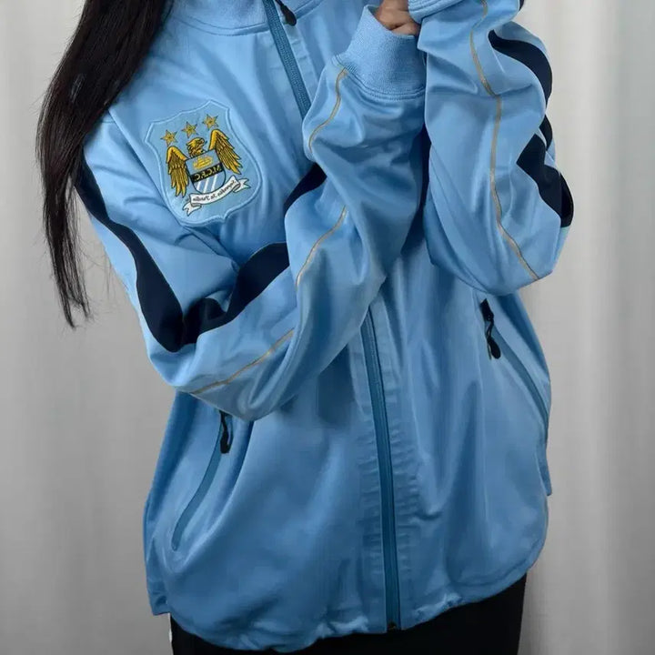 [BUNJANG] Nike Manchester City 13-14 Track Top Zip-Up Jacket / 나이키 맨체스터 시티 13-14 트랙탑 집업 자켓