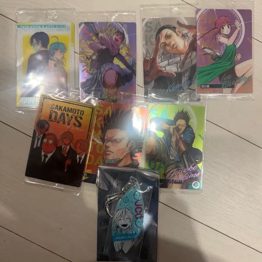 [BUNJANG] Sakamoto Days Akira Akao Keyring &amp; Wafer / 사카모토데이즈 아카오아키라 키링, 웨하스 판매합니다!!