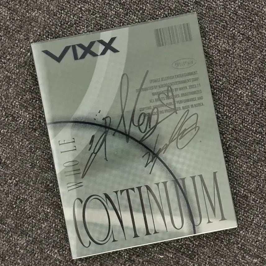 [BUNJANG] VIXX Continuum Signed Album / VIXX Continuum 친필 싸인 앨범 판매합니다.