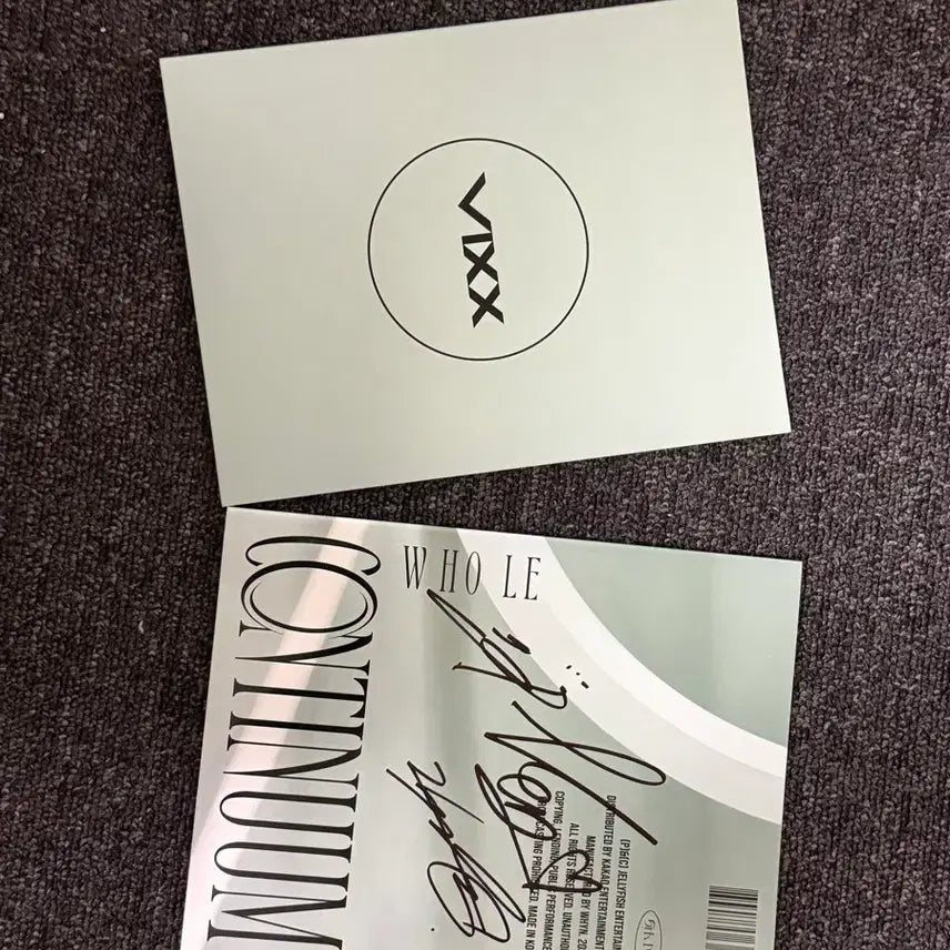 [BUNJANG] VIXX Continuum Signed Album / VIXX Continuum 친필 싸인 앨범 판매합니다.