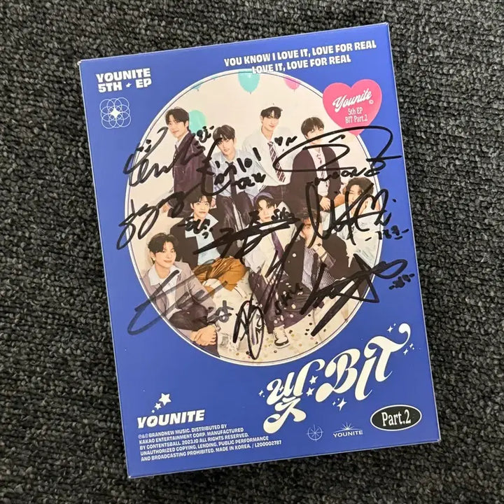 [BUNJANG] YOUNITE Signed Album / YOUNITE 5TH EP 친필 싸인 앨범 판매합니다.