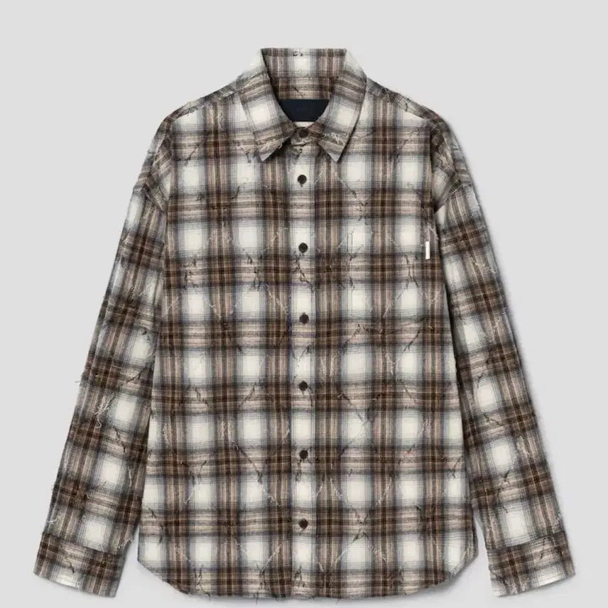 [BUNJANG] Juun.J Argyle Shirt Beige 50 / [50] 준지 26ss 아가일 셔츠 베이지 새상품