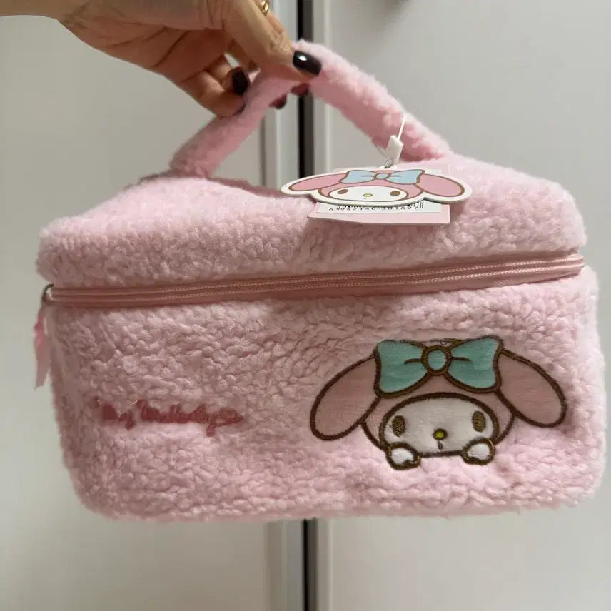 [BUNJANG] Hello Kitty Pouch Bag / 헬로키티 뽀글이 가방 파우치