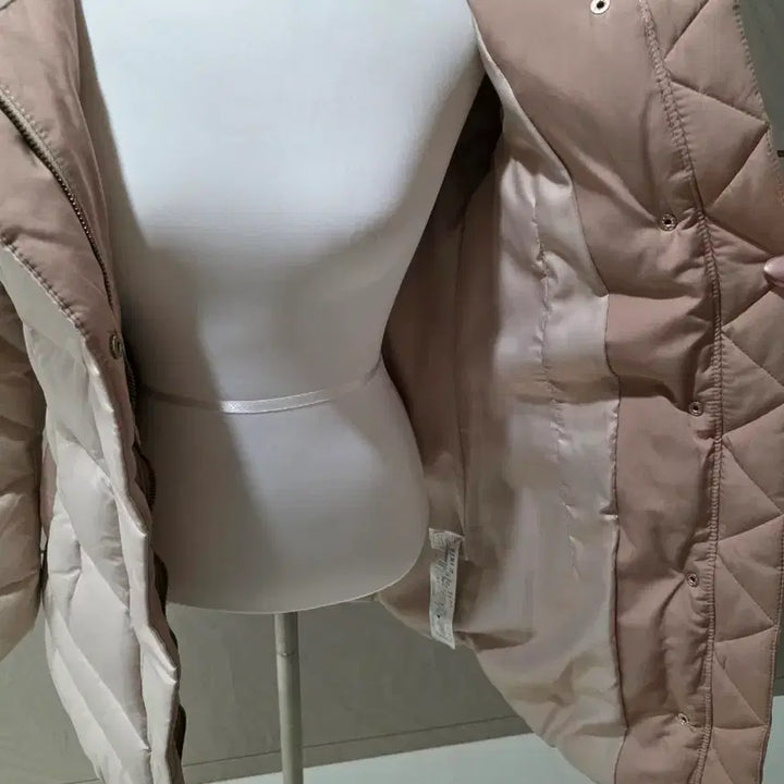 [BUNJANG] Plastic Island Duck Down Padded Jacket / 컬러 너무 예쁜 라쿤퍼 오리털 패딩 55~66 플라스틱아일랜드