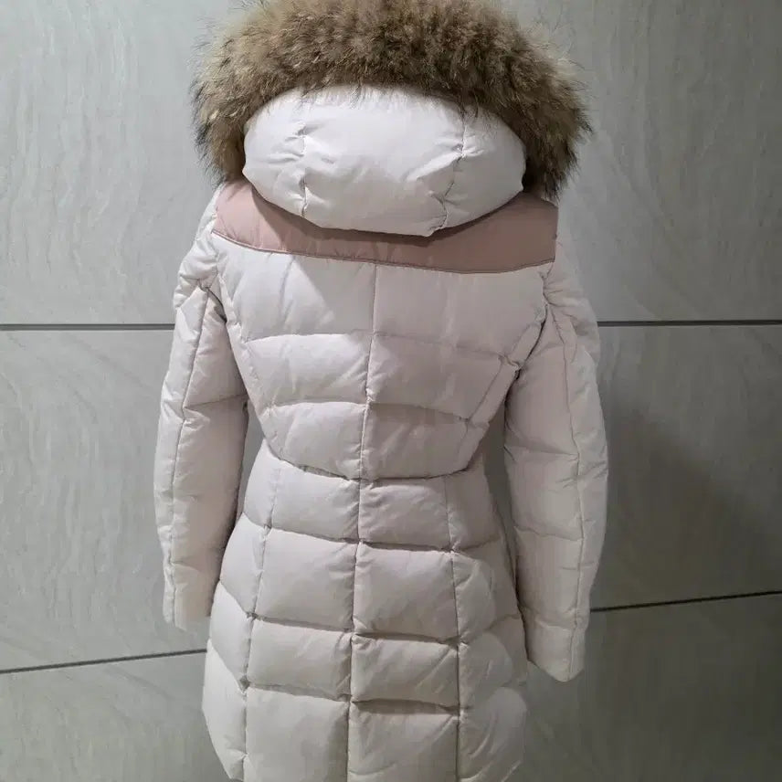 [BUNJANG] Plastic Island Duck Down Padded Jacket / 컬러 너무 예쁜 라쿤퍼 오리털 패딩 55~66 플라스틱아일랜드