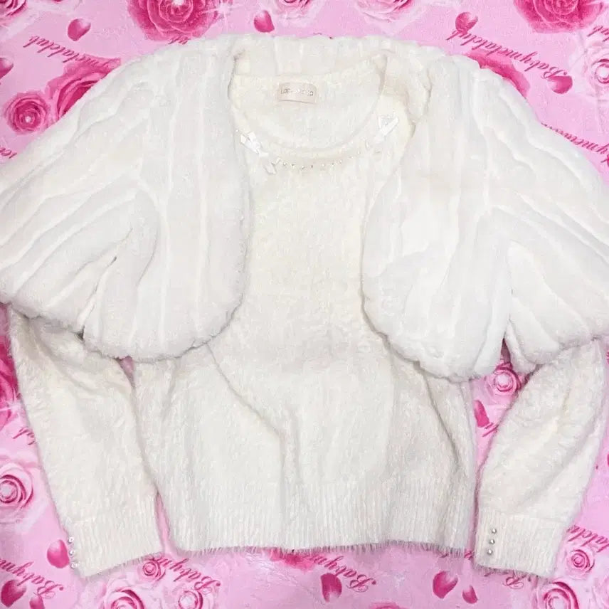 [BUNJANG] Lodispotto Angora Knit Sweater / lodispotto 로디스포토 앙고라 니트 화이트 히메갸루니트