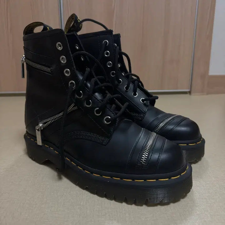 [BUNJANG] Dr. Martens 1460 Bex Leather Zip Boots / 닥터마틴 1460 Bex Leather Zipper Black 260mm