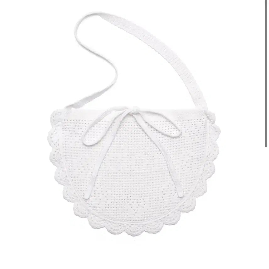 [BUNJANG] Rockfish Weatherwear Clor Crochet Moon Bag White / 락피쉬웨더웨어 clor 클로르 크로셰 문 백 화이트 판매