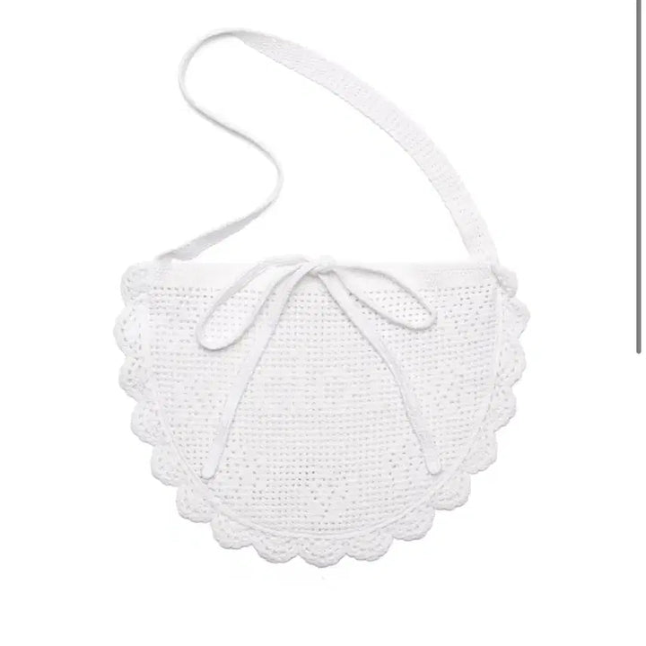 [BUNJANG] Rockfish Weatherwear Clor Crochet Moon Bag White / 락피쉬웨더웨어 clor 클로르 크로셰 문 백 화이트 판매