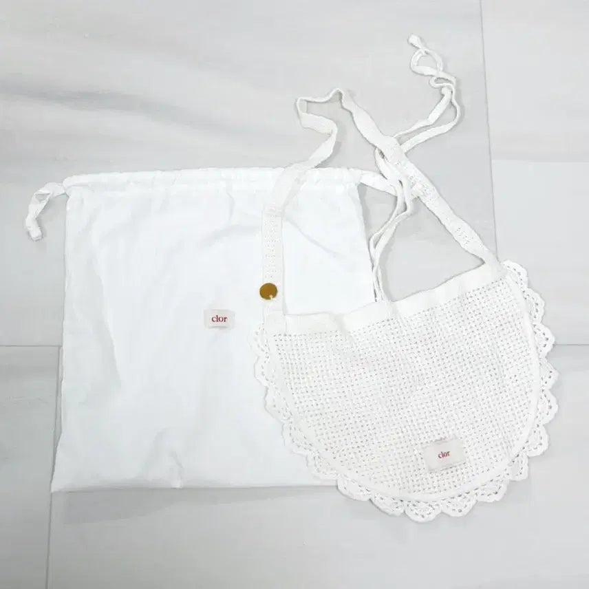 [BUNJANG] Rockfish Weatherwear Clor Crochet Moon Bag White / 락피쉬웨더웨어 clor 클로르 크로셰 문 백 화이트 판매