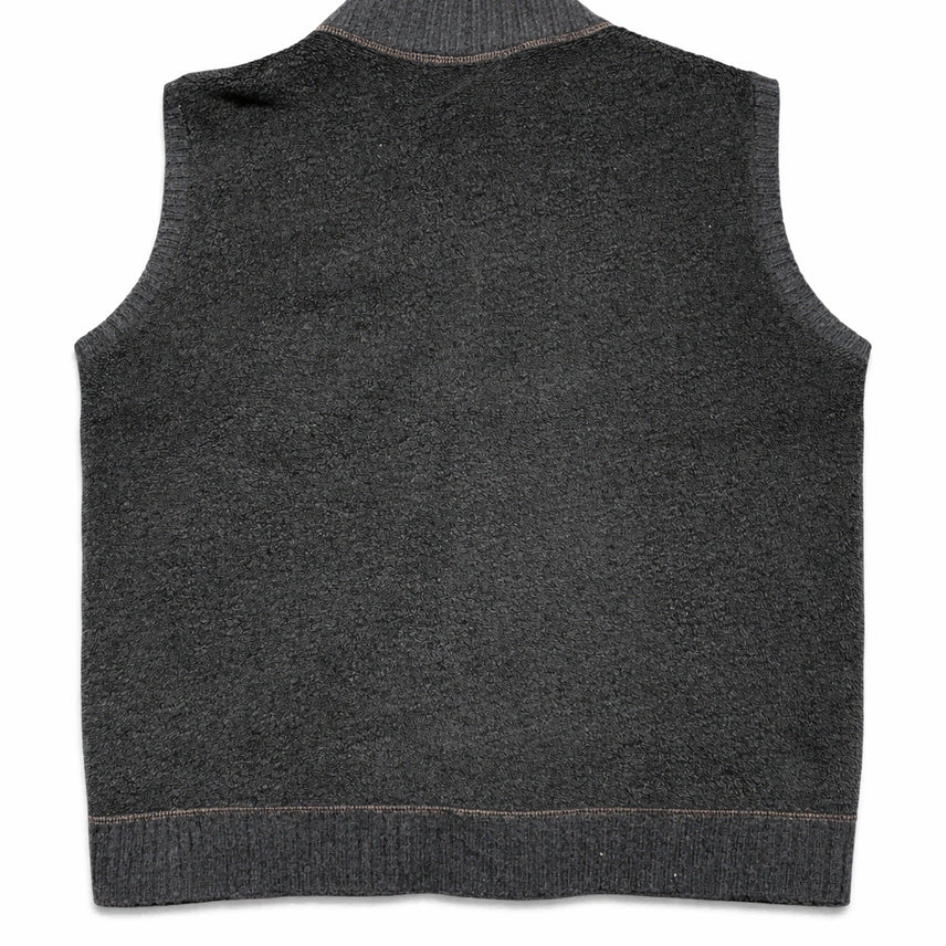 [BUNJANG] Vintage Cable Knit Pattern Vest / JPN 00s 일본 빈티지 울 케이블 니트 패턴 조끼 플리스 베스트