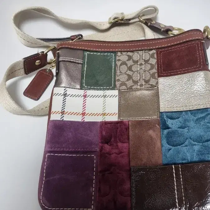 [BUNJANG] Coach Patchwork Crossbody Bag / 코치 패치워크 크로스백 새상품입니다