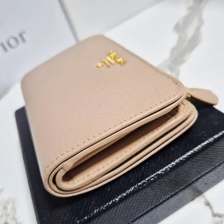 [BUNJANG] Prada Vitello Move Powder Pink Medium Wallet / (정품) 프라다 비텔로무브 중지갑 파우더 핑크