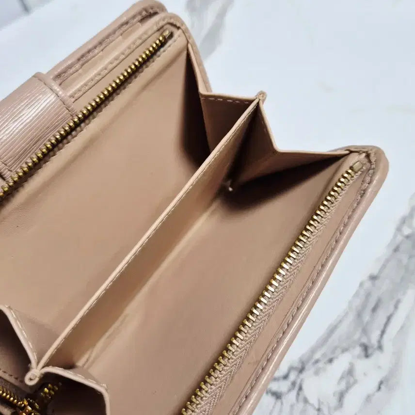 [BUNJANG] Prada Vitello Move Powder Pink Medium Wallet / (정품) 프라다 비텔로무브 중지갑 파우더 핑크