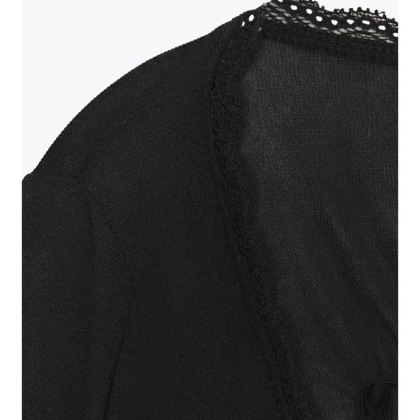[BUNJANG] ZARA Shirred Ribbon Top - Small / 자라 셔링 리본 탑 스몰 새옷 4813/845/800