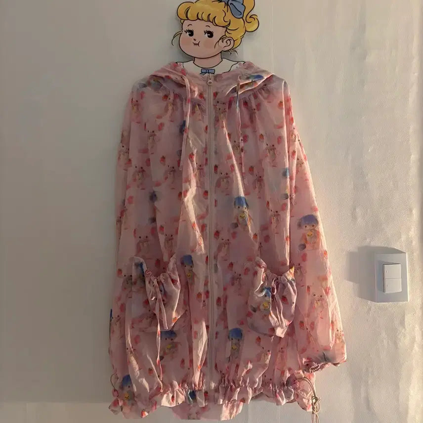 [SOLD OUT] 귀여운 핑크 자켓 여름용 빈티지