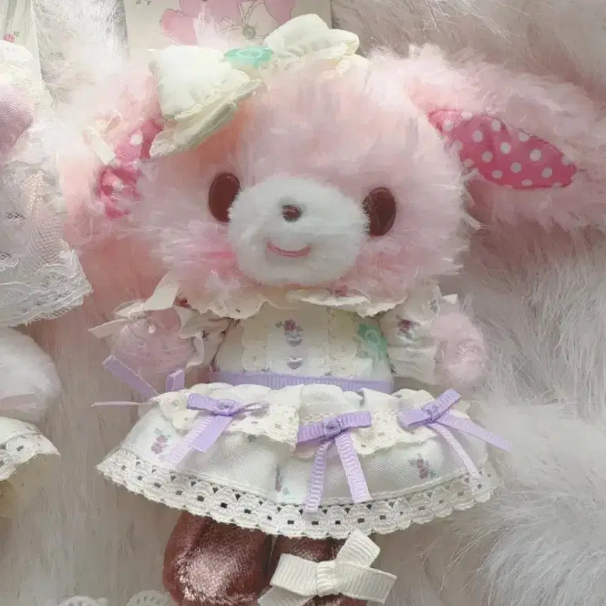 [BUNJANG] Sanrio Forest Lace Ribbon Mascot Doll / 산리오 포레스트 레이스 봉봉리본 마스코트 인형