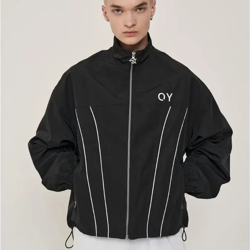 [BUNJANG] OY Curved Line Track Jacket / OY오와이 커브 라인 트랙 자켓