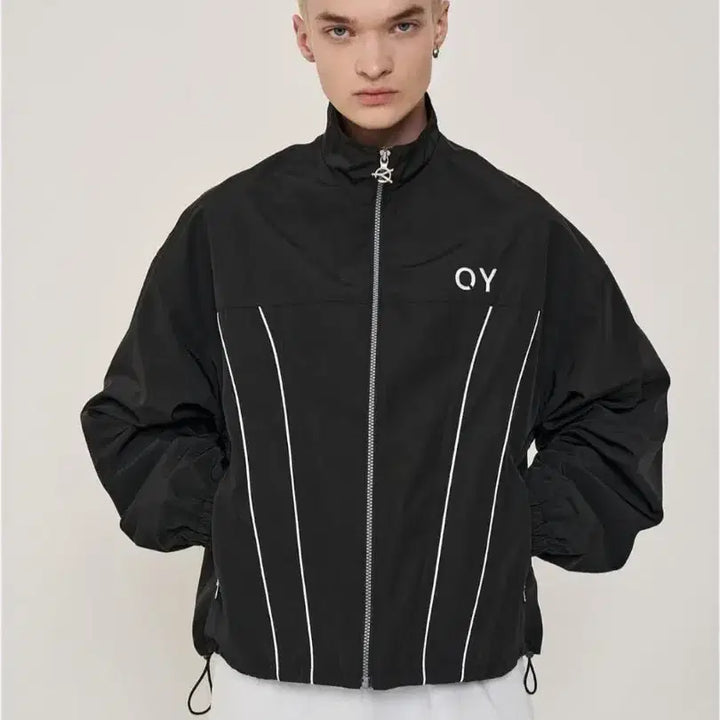 [BUNJANG] OY Curved Line Track Jacket / OY오와이 커브 라인 트랙 자켓