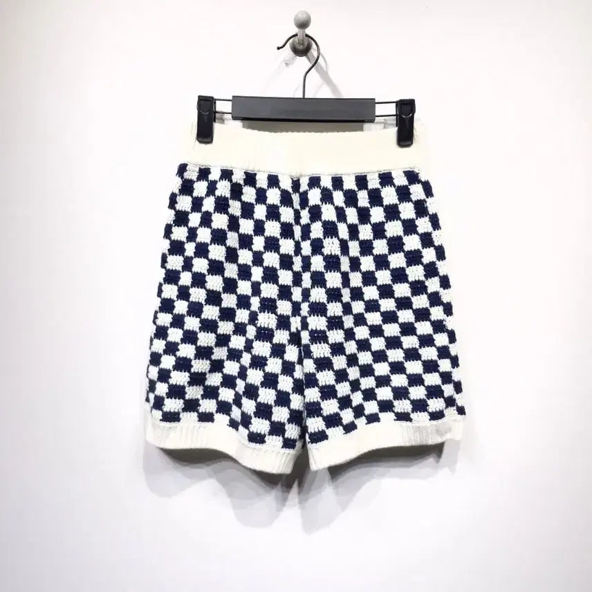 [BUNJANG] SHRIMPS Checkerboard Knit Shorts / 한섬쉬림프 SHRIMPS 체커보드 니트 쇼츠[호칭8]