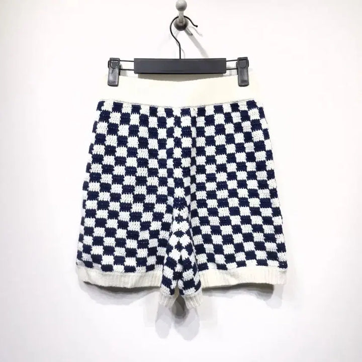 [BUNJANG] SHRIMPS Checkerboard Knit Shorts / 한섬쉬림프 SHRIMPS 체커보드 니트 쇼츠[호칭8]