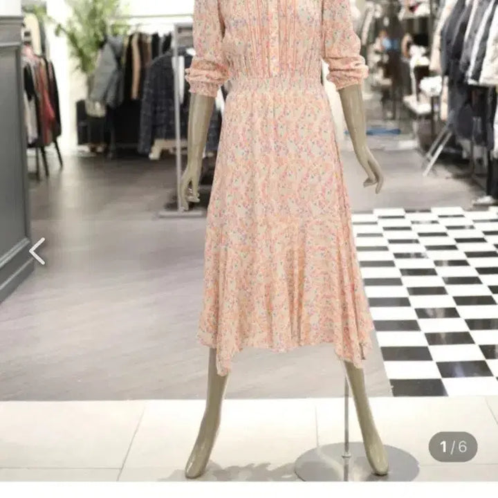 [BUNJANG] SISLEY Amy Print Long Dress / SISLEY 시슬리 에이미 프린트 롱원피스[42]
