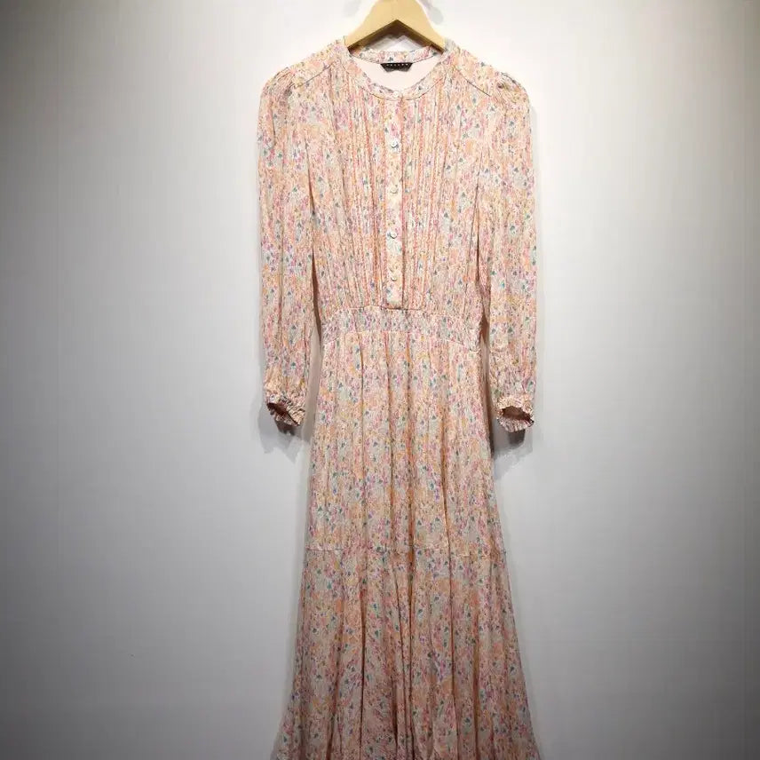 [BUNJANG] SISLEY Amy Print Long Dress / SISLEY 시슬리 에이미 프린트 롱원피스[42]