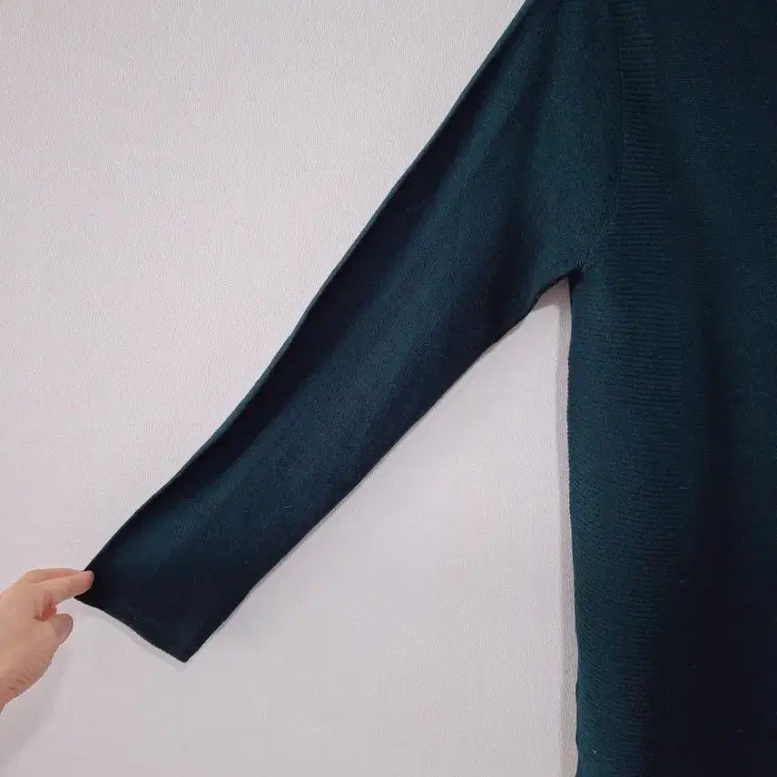 [BUNJANG] Green Knit Turtleneck Sweater / 고퀄 그린 니트 신품컨디션 66