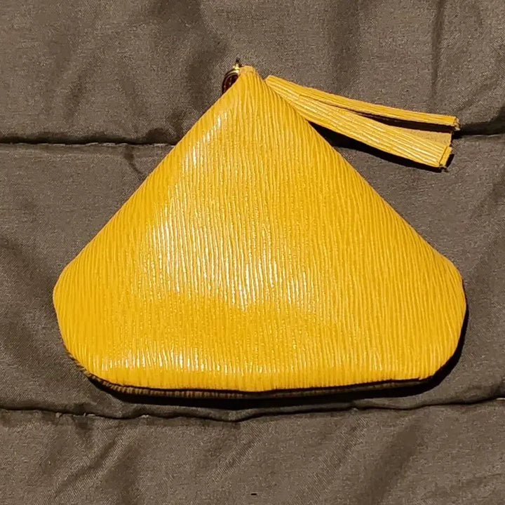 [SOLD OUT] ROMITI FIRENZE 옐로우 가죽 동전지갑