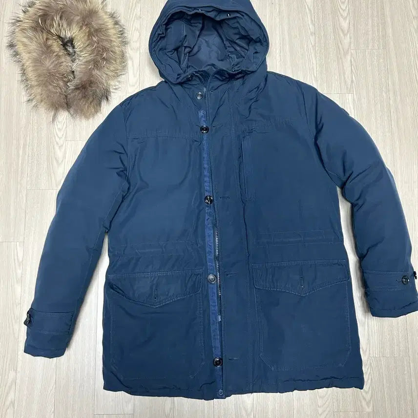 [BUNJANG] OLZEN Terra Nova Arctic Duck Down Padded Jacket / OLZEN 올젠 최상급 테라노바 아틱 덕다운 패딩 100사이즈 네이비