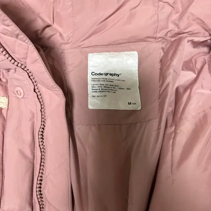 [BUNJANG] Code:Graphy Duffel Hooded Padded Jacket / 코드그라피 더플 후드 패딩 m