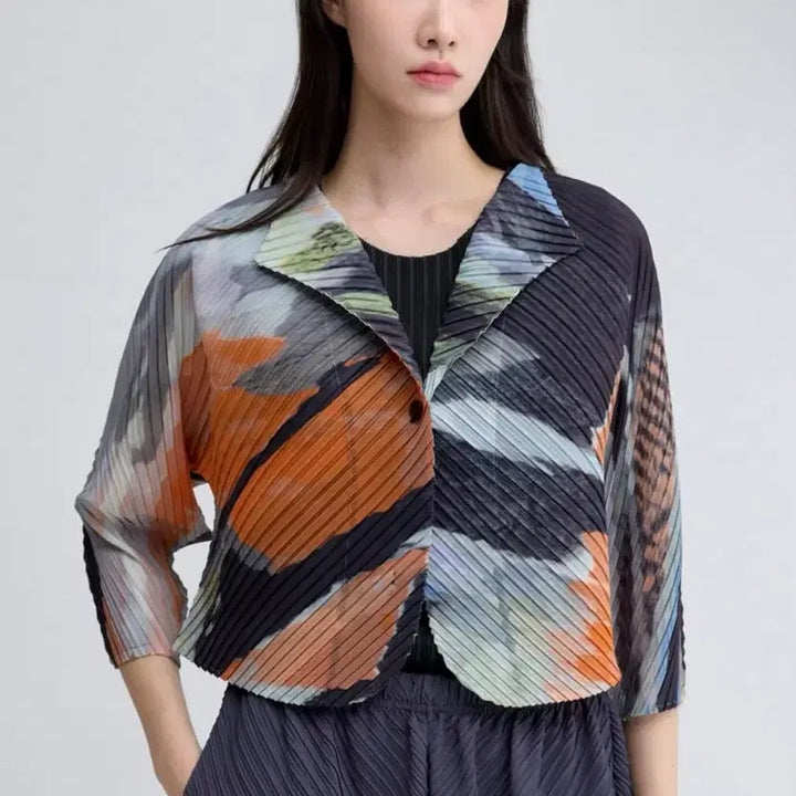 [BUNJANG] Pleats Please Pleats Me Gray Cardigan / (미착용)플리츠미 가디건