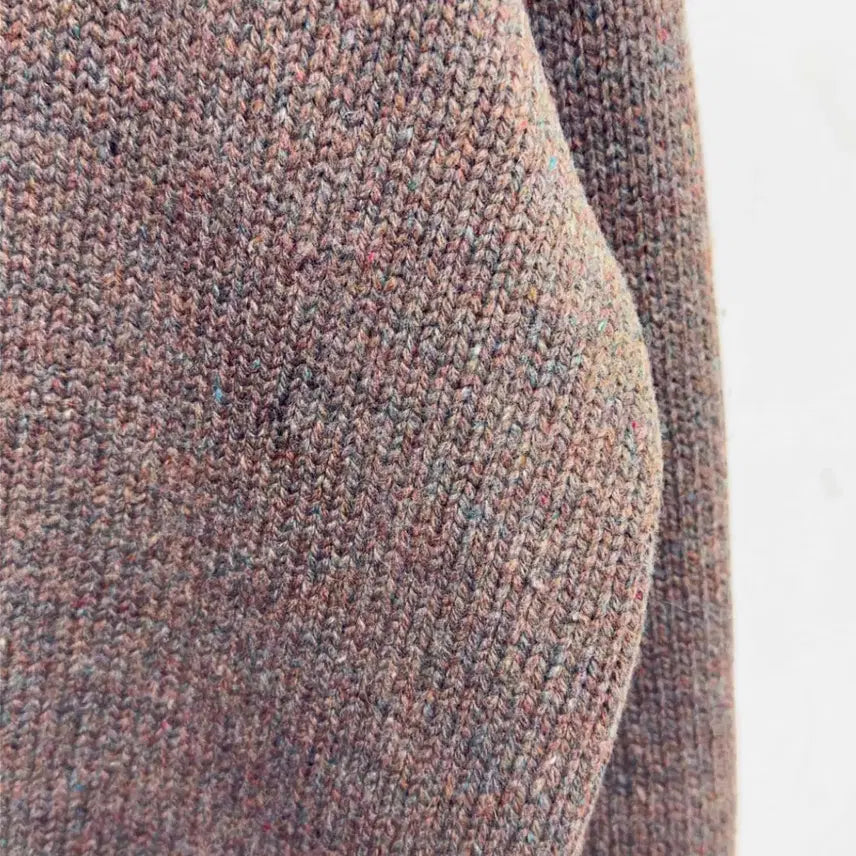 [BUNJANG] Polo Ralph Lauren Lambswool Knit / 90s 폴로 랄프로렌 가죽 패치 램스울 니트