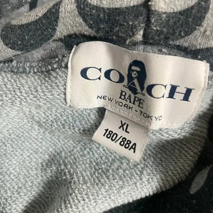 [BUNJANG] BAPE Coach Collaboration Hoodie XL / 베이프 코치 후드XL