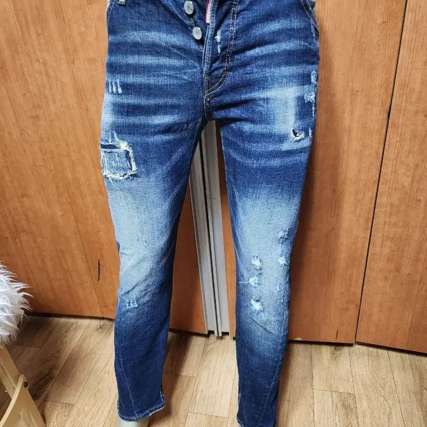 [BUNJANG] DSQUARED2 Distressed Denim Jeans (Size 46) / DSQUARED2디스퀘어드2데미지디스스판청바지46입니다만 약30에서31정