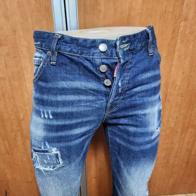 [BUNJANG] DSQUARED2 Distressed Denim Jeans (Size 46) / DSQUARED2디스퀘어드2데미지디스스판청바지46입니다만 약30에서31정