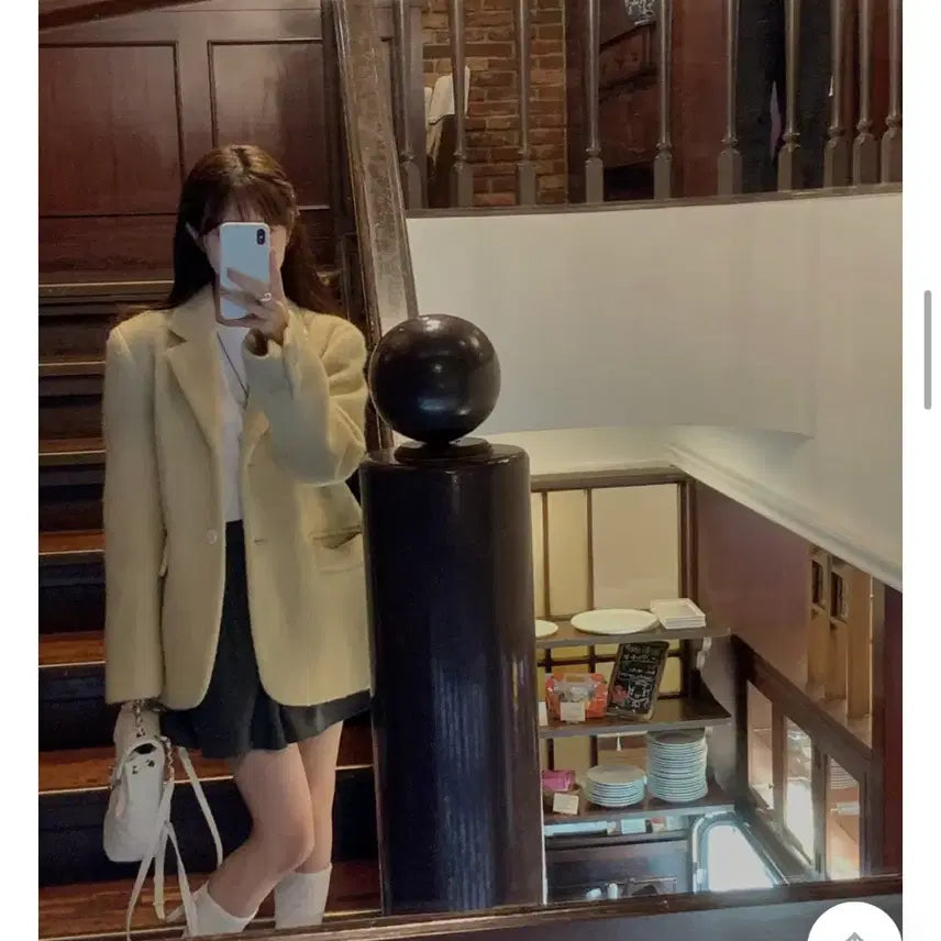 [BUNJANG] Miel Justin Jacket - Butter / 오늘만이가격)미엘 울 저스틴자켓 버터