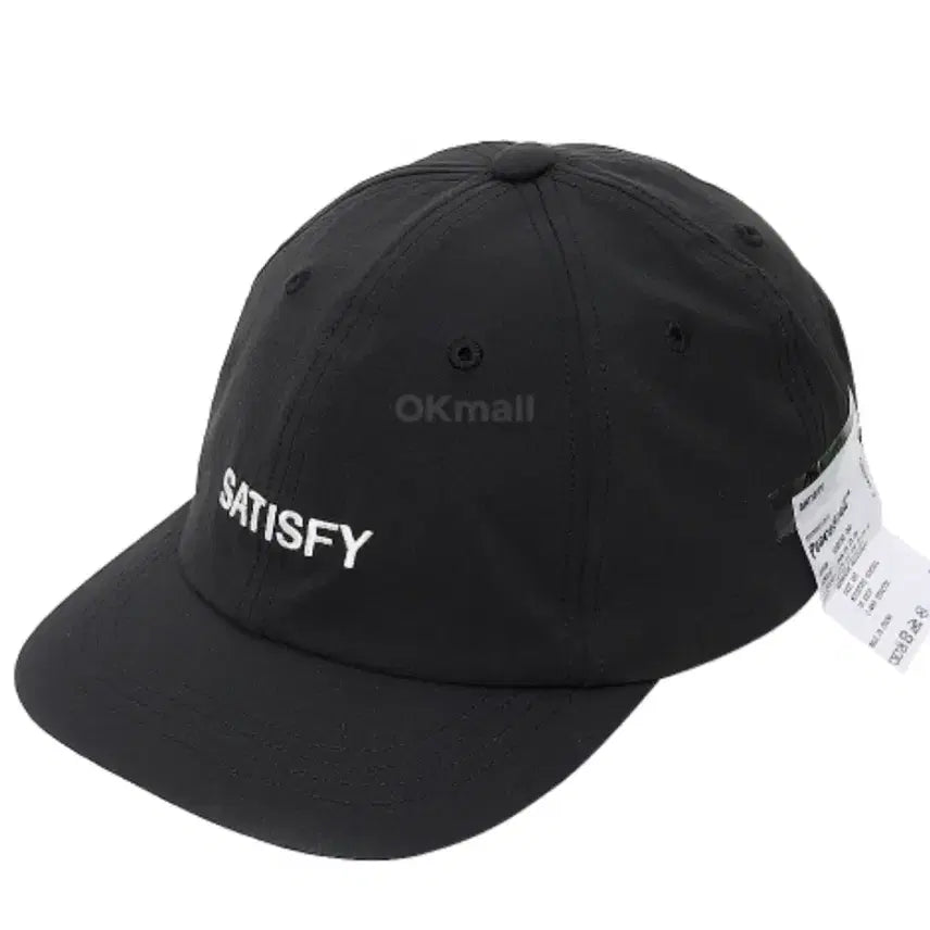 [BUNJANG] SATISFY Peace Shell Running Cap (Black) / [1회실착] SATISFY 새티스파이 피스쉘 러닝캡 (블랙)