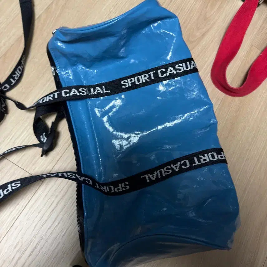 [BUNJANG] Heritagefloss Sky Blue Gym Sports Bag / 헤리티지플로스 스카이블루 스포츠 Gym 가방