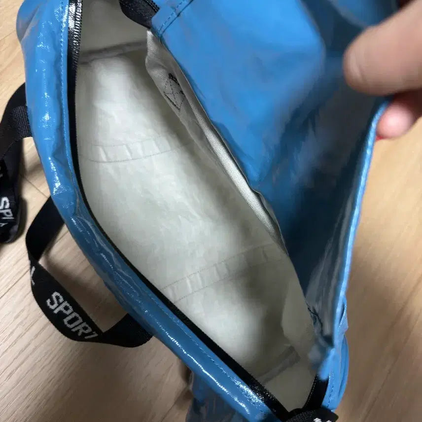 [BUNJANG] Heritagefloss Sky Blue Gym Sports Bag / 헤리티지플로스 스카이블루 스포츠 Gym 가방